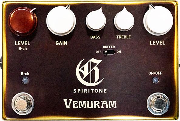 Vemuram Spiritone Medium Gain Overdrive Pedal - Andertons Music Co